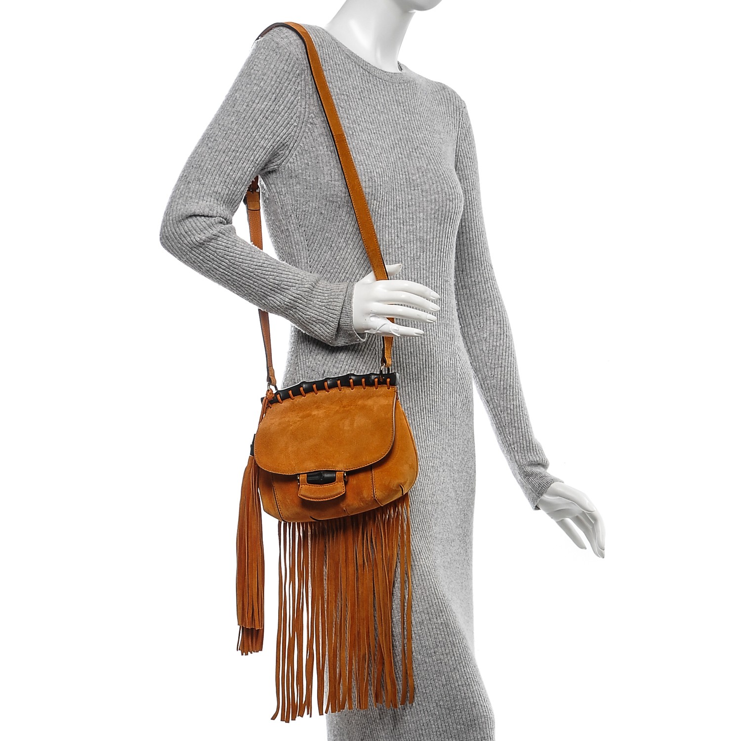 gucci nouveau fringe bag