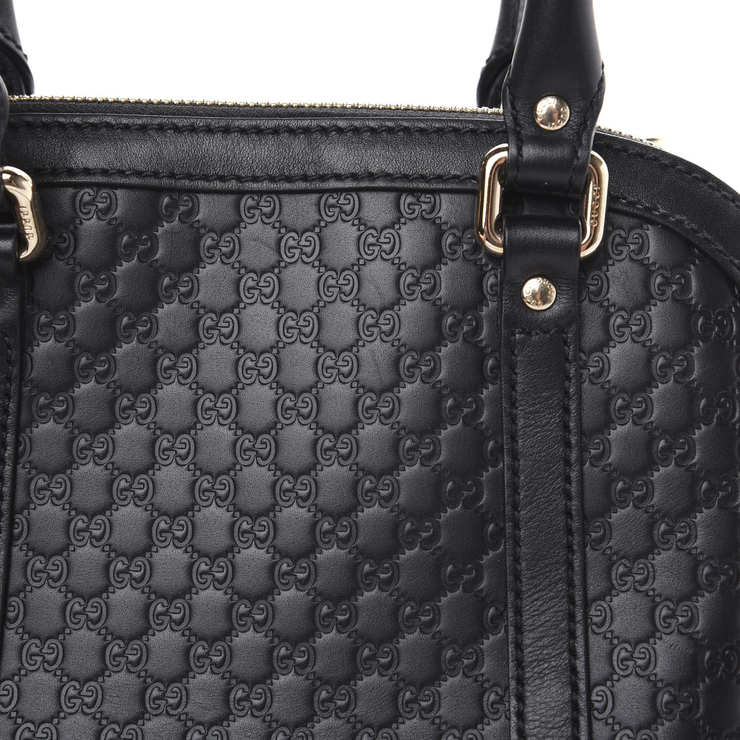 gucci microguccissima mini dome bag black