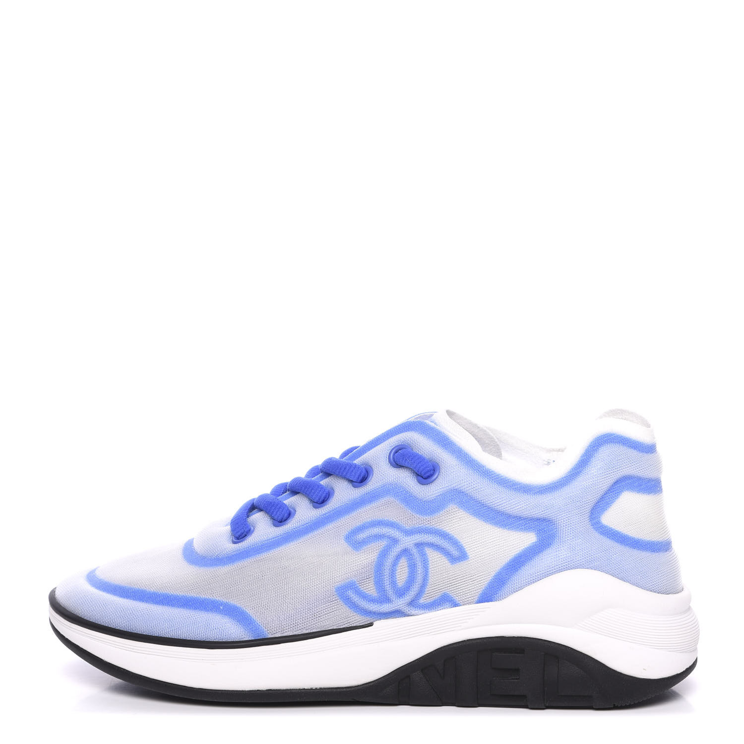 chanel blue sneakers