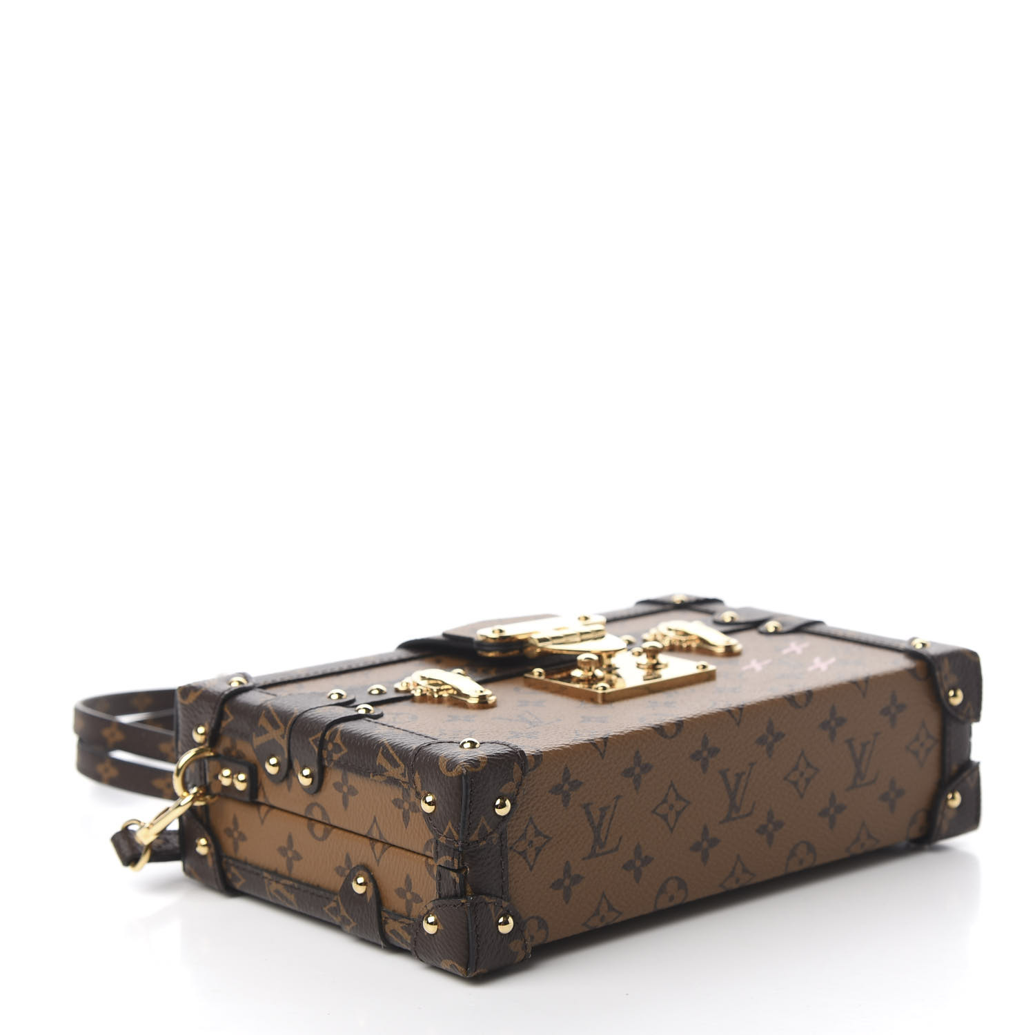 Louis Vuitton Monogram Reverse Canvas Trunk Clutch Bag - Yoogi's Closet