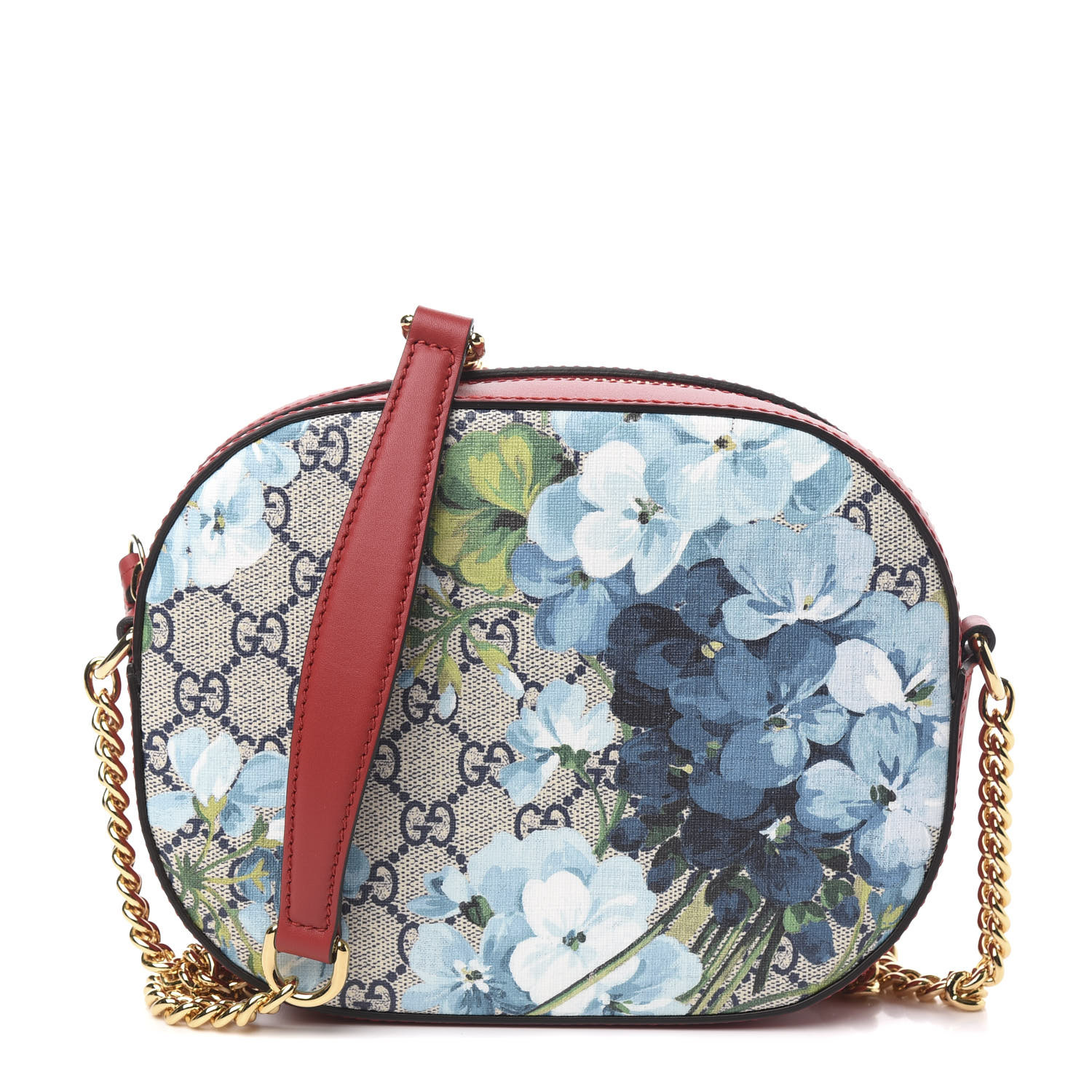 gucci blooms gg supreme mini chain bag