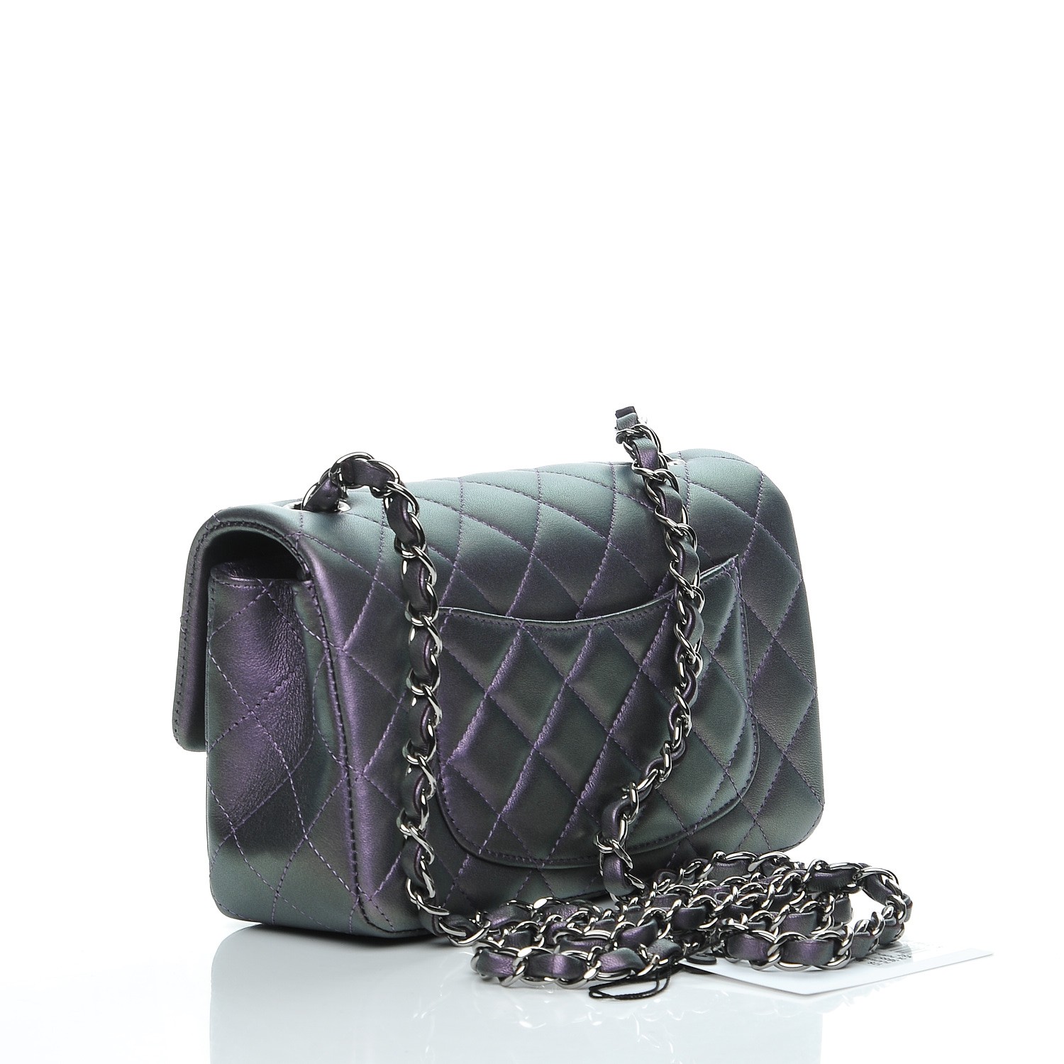 chanel iridescent lambskin quilted bag