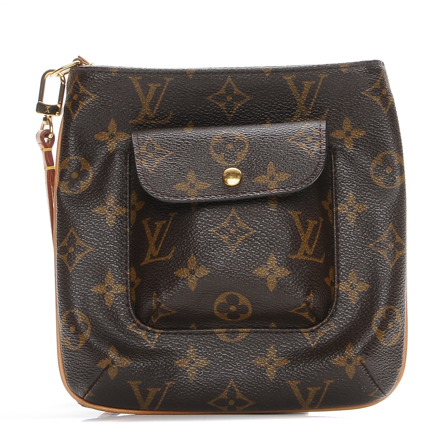 louis vuitton wristlet monogram