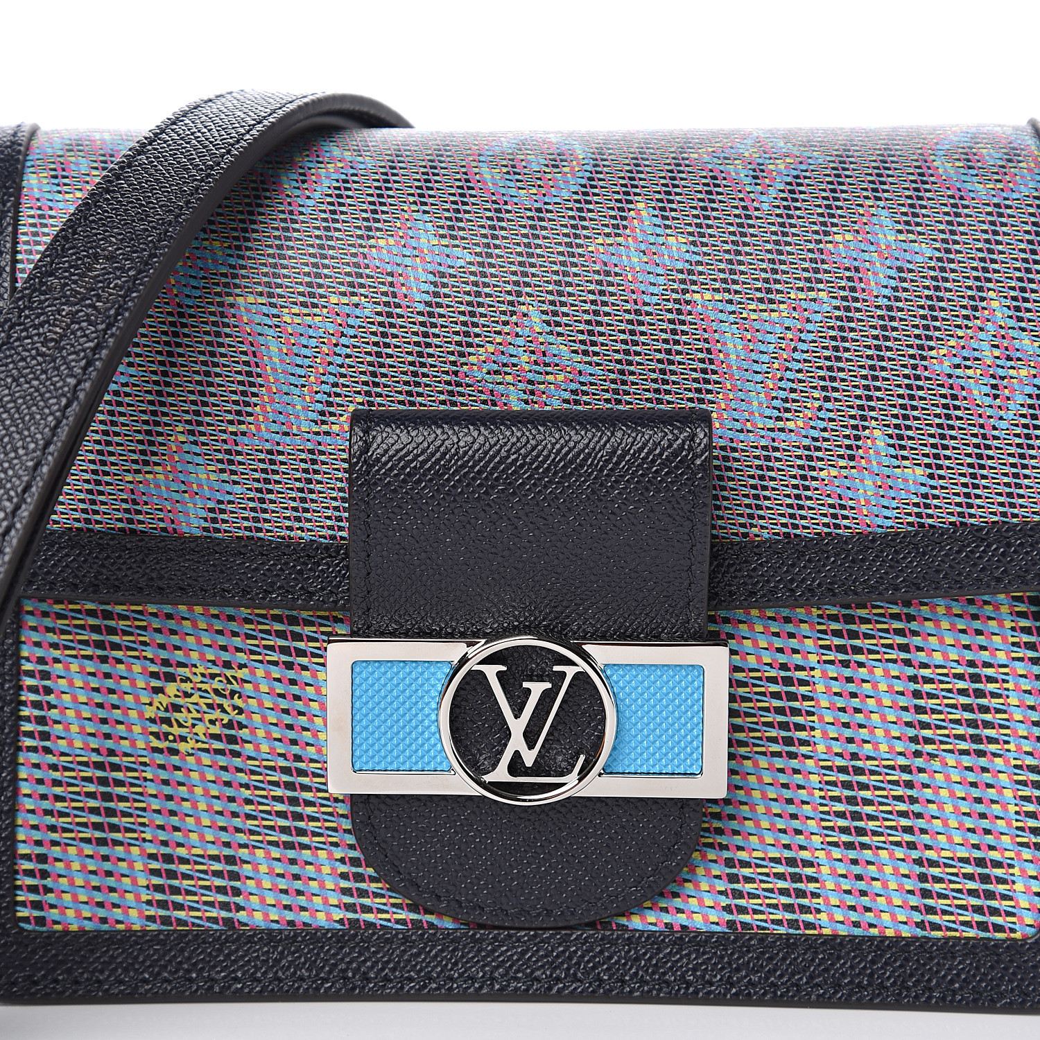 Louis Vuitton Dauphine Shoulder Bag Damier Monogram LV Pop Canvas Mini at  1stDibs