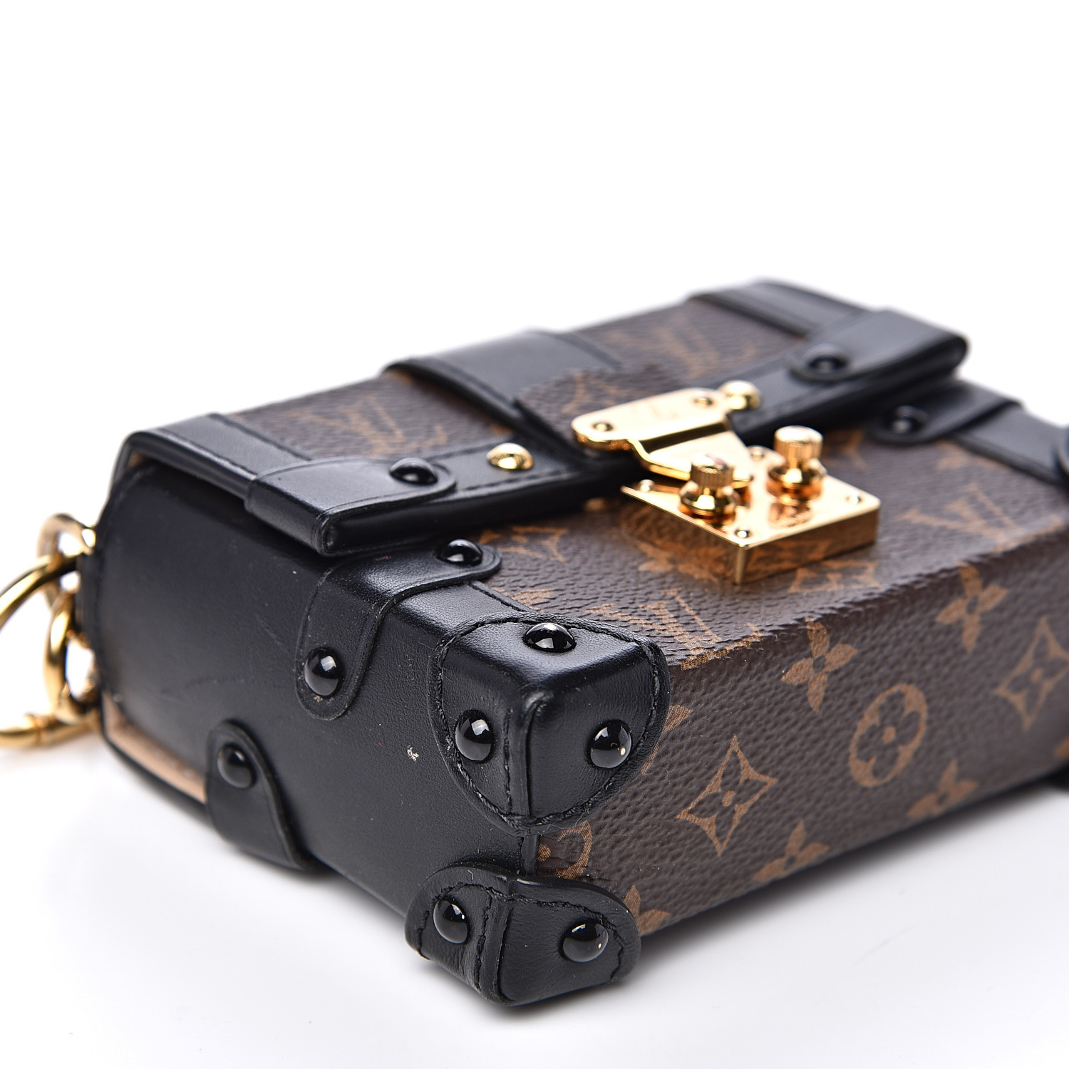 Louis Vuitton Black Monogram Prism Legacy Soft Trunk Bag Louis