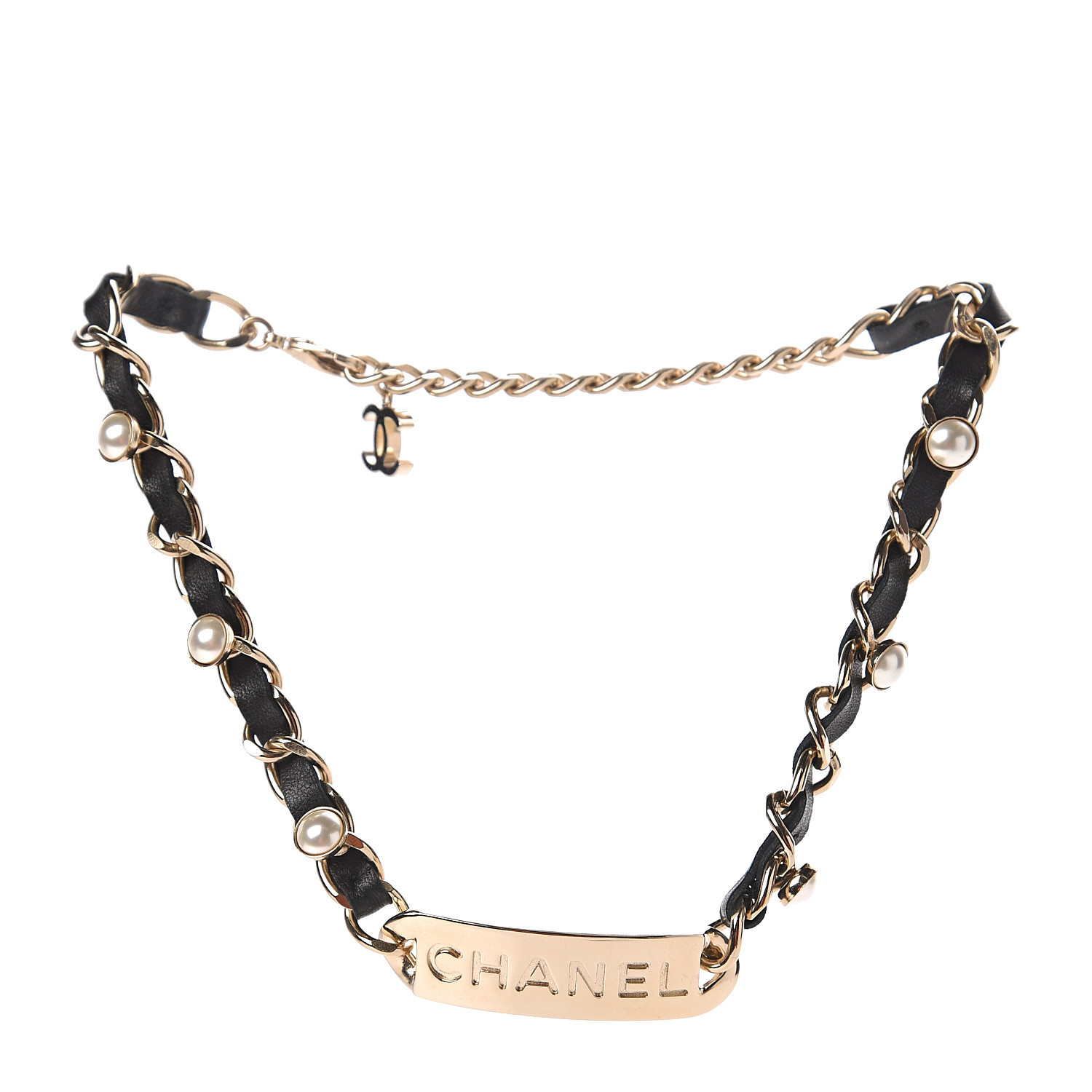 black gold choker