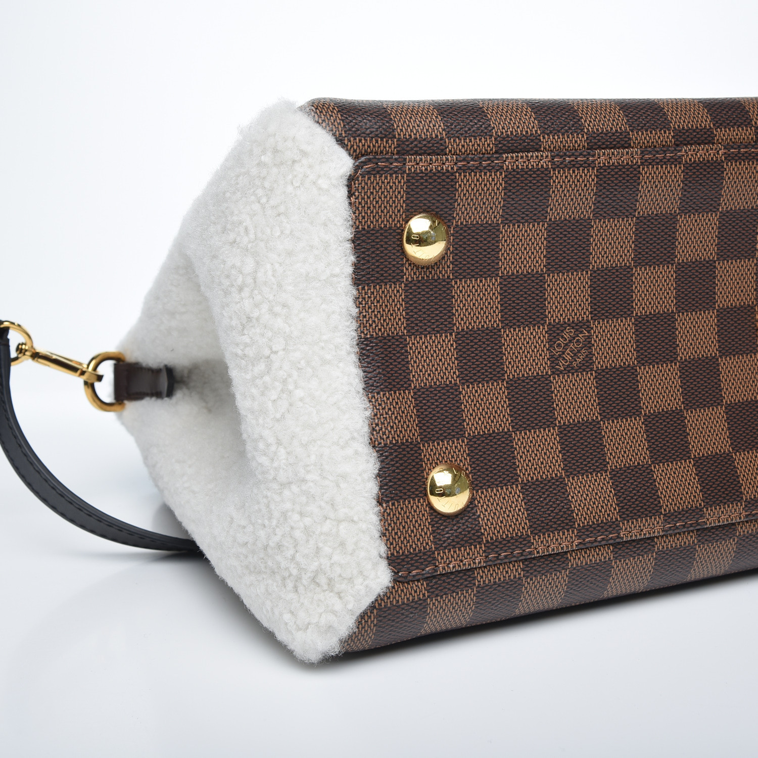 louis vuitton shearling belt bag