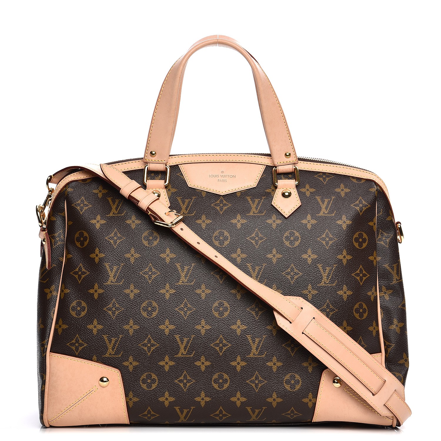 LOUIS VUITTON Monogram Retiro NM Black 195448