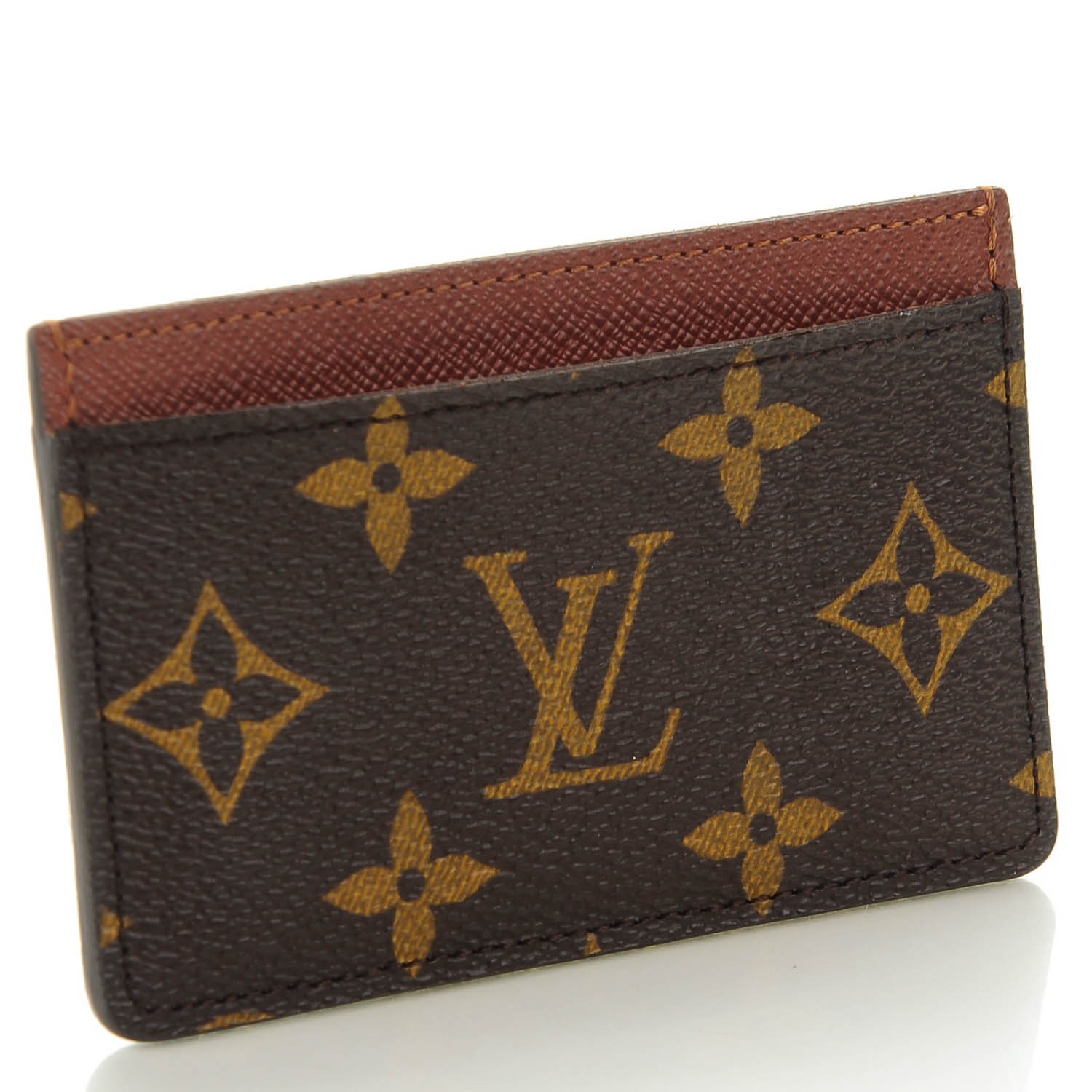 louis vuitton card holder monogram