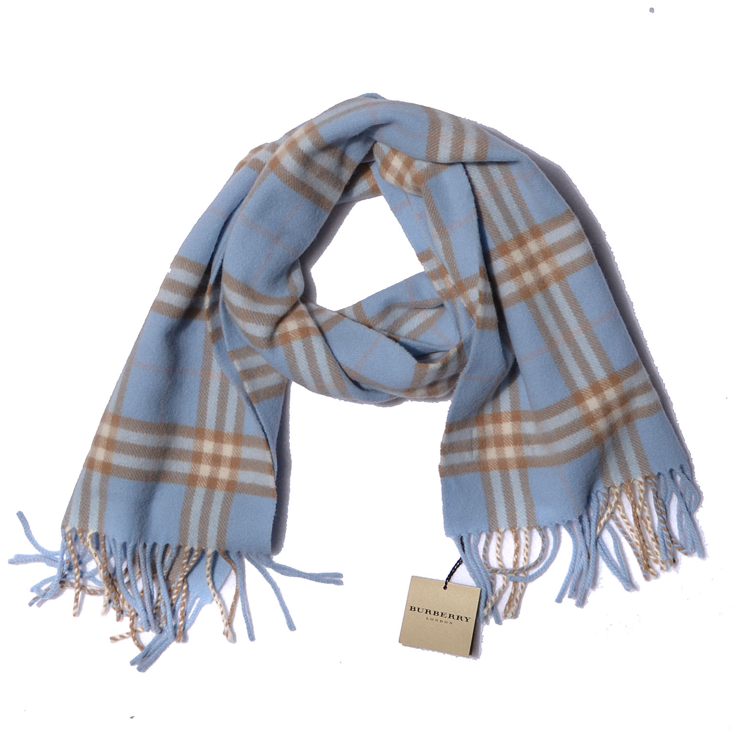 burberry nova check wool scarf