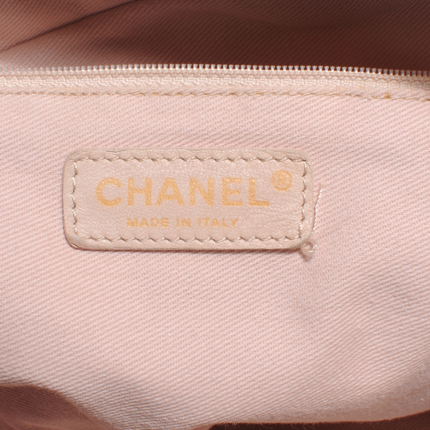 chanel terry cloth bag pink