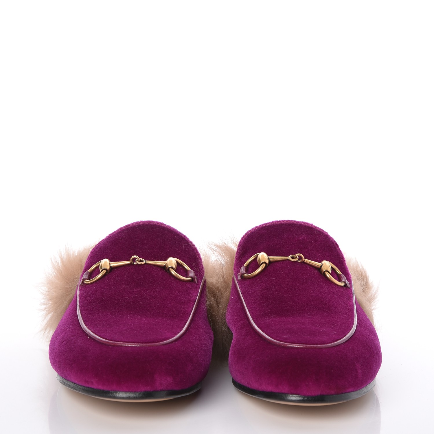 gucci velvet princetown slippers