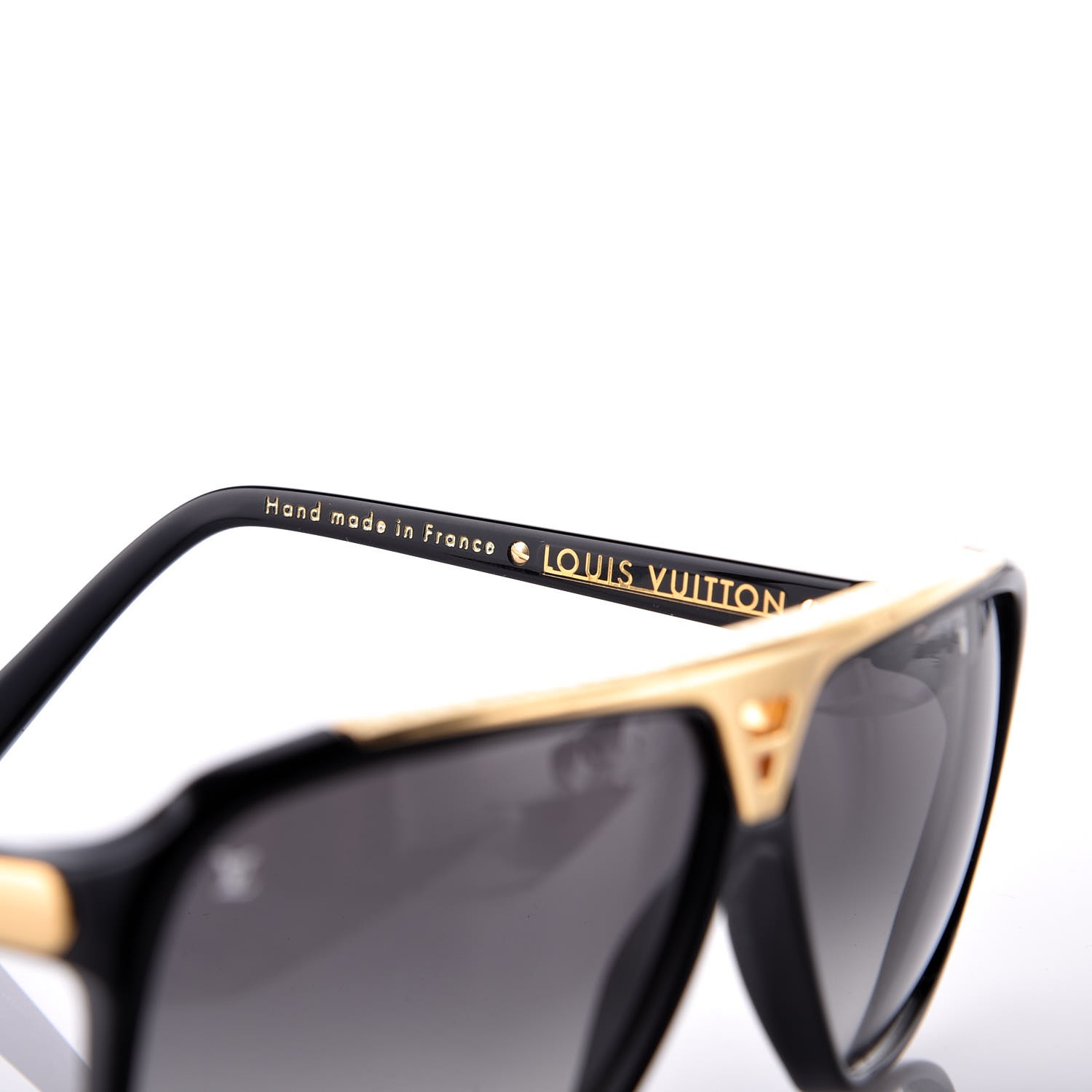 LOUIS VUITTON Evidence Sunglasses Z0350W Black 92118