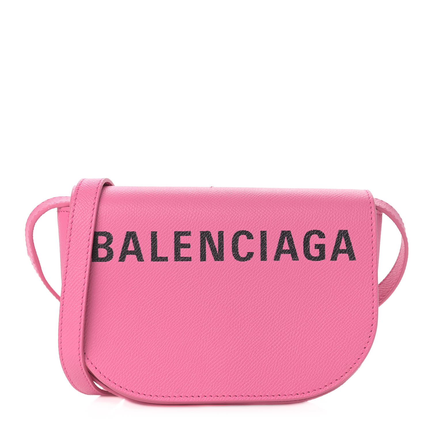 Jeg bærer tøj eksplicit Manners BALENCIAGA Grained Calfskin Logo Print Ville Day Bag Acid Pink 908555 |  FASHIONPHILE