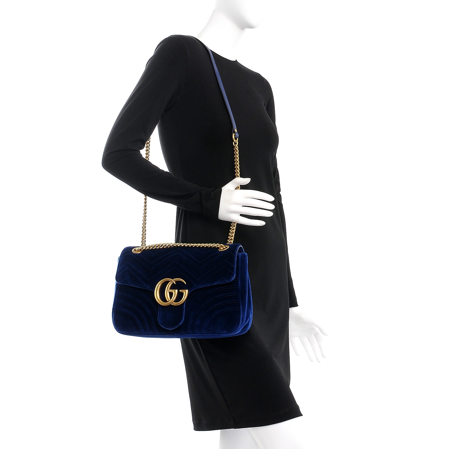 Gucci Medium GG Velvet Duffle Bag For Sale at 1stDibs
