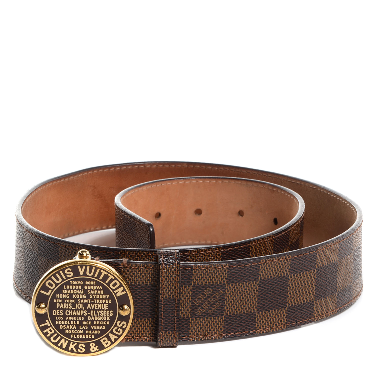 damier ebene belt