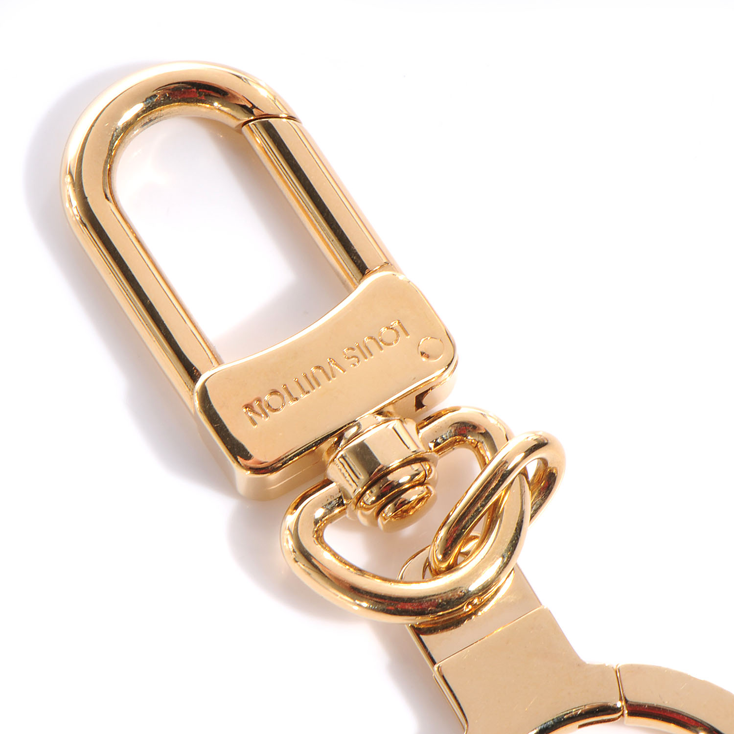 Louis Vuitton, Accessories, Louis Vuitton Gold Pochette Extender Key Ring