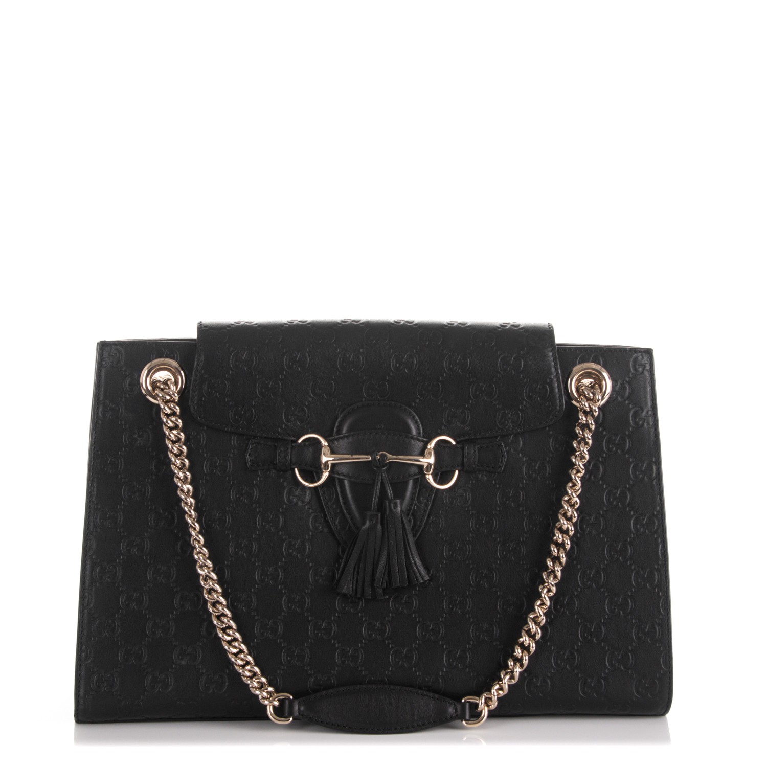 gucci emily guccissima chain shoulder bag