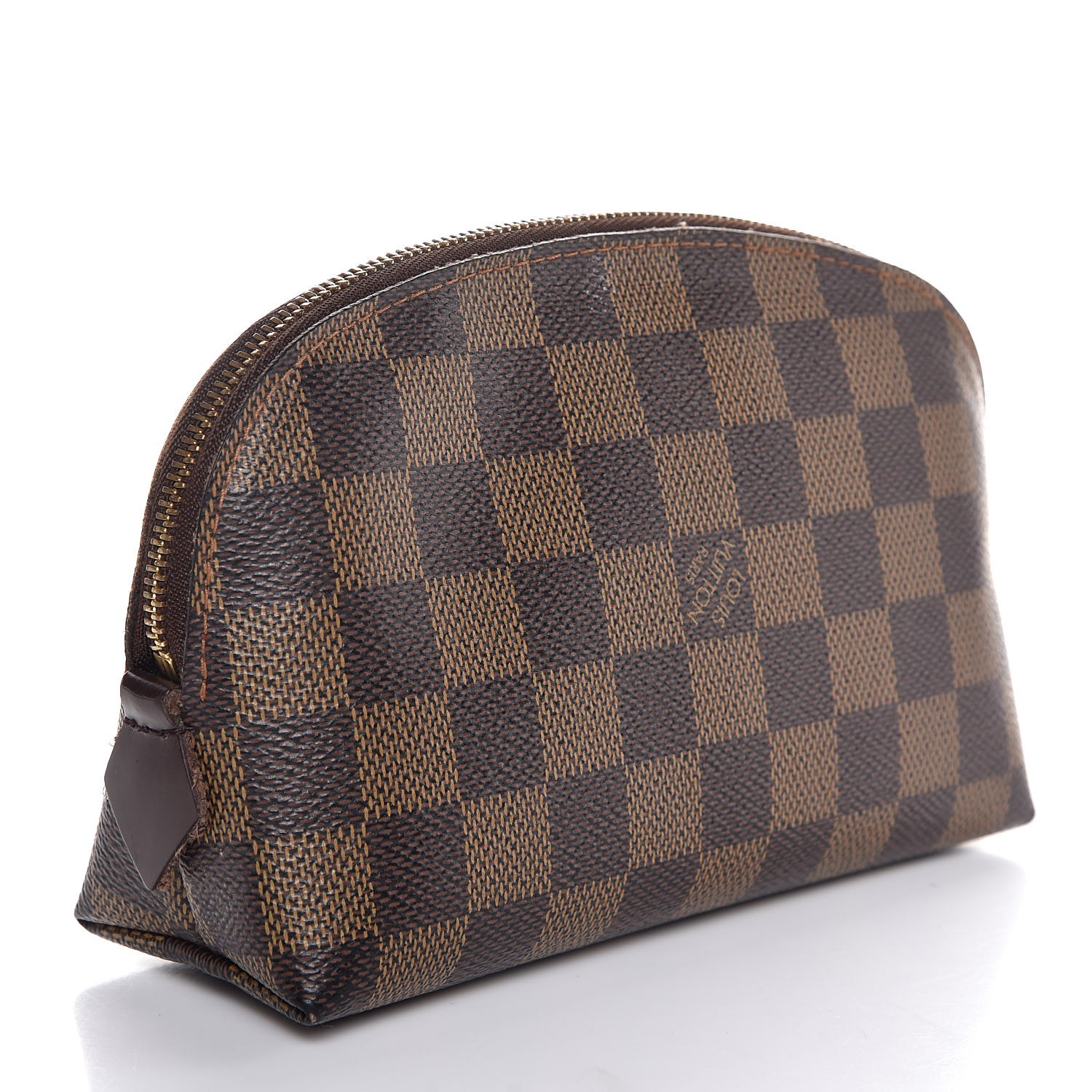 Louis Vuitton Cosmetic Pouch Damier Ebene GM Brown in Coated Canvas with  Gold-tone - US
