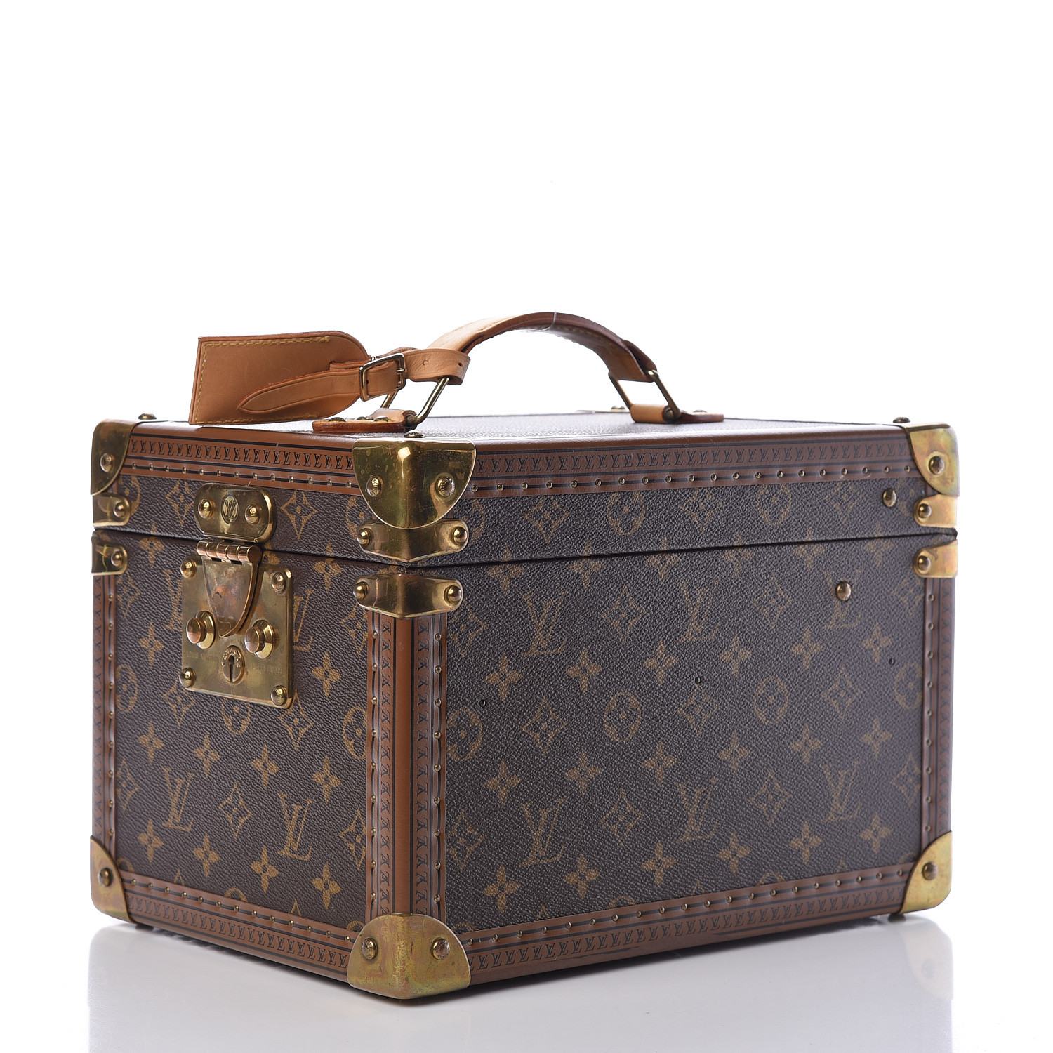 LOUIS VUITTON Monogram Boite Flacons Beauty Train Trunk Case 469507