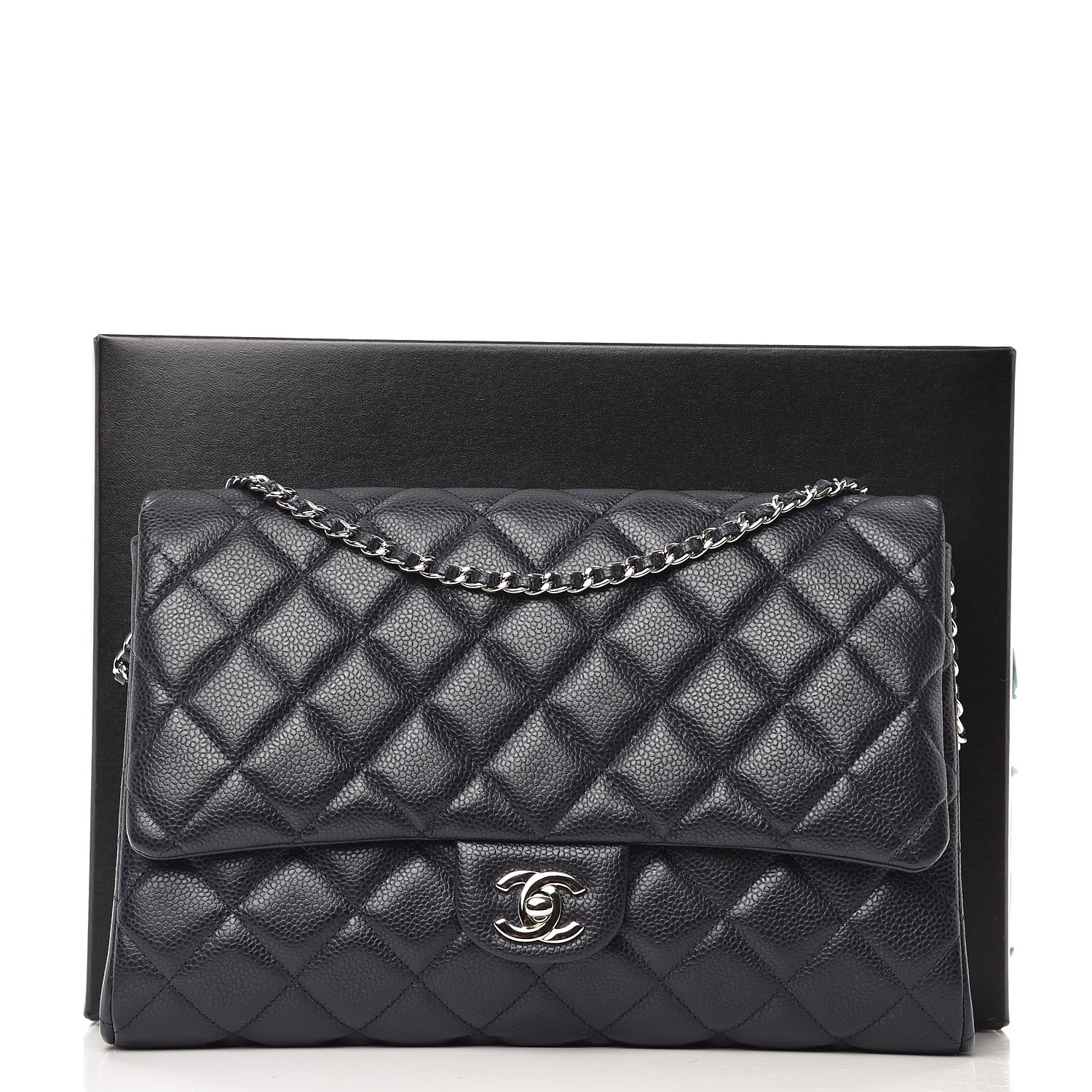 chanel caviar clutch bag