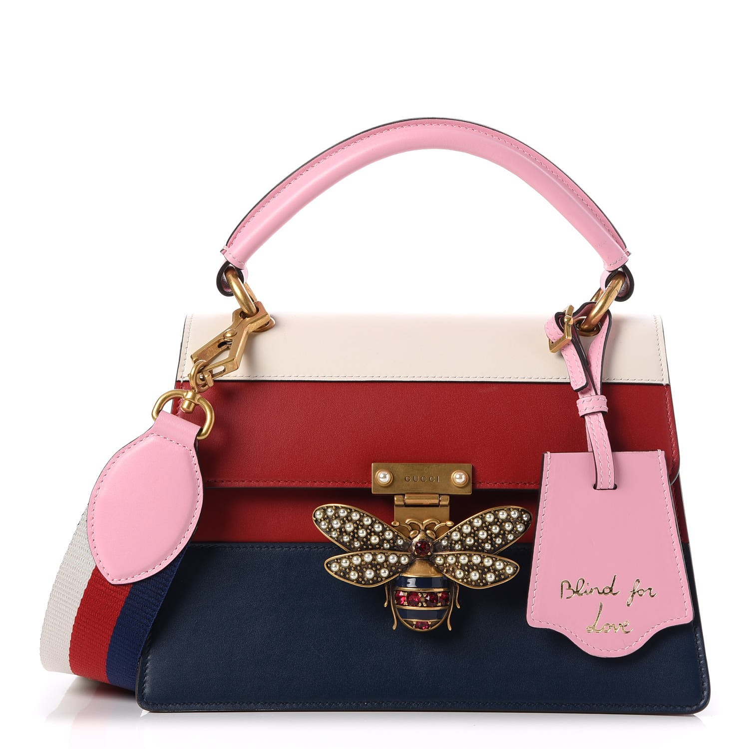 gucci queen margaret small top handle bag