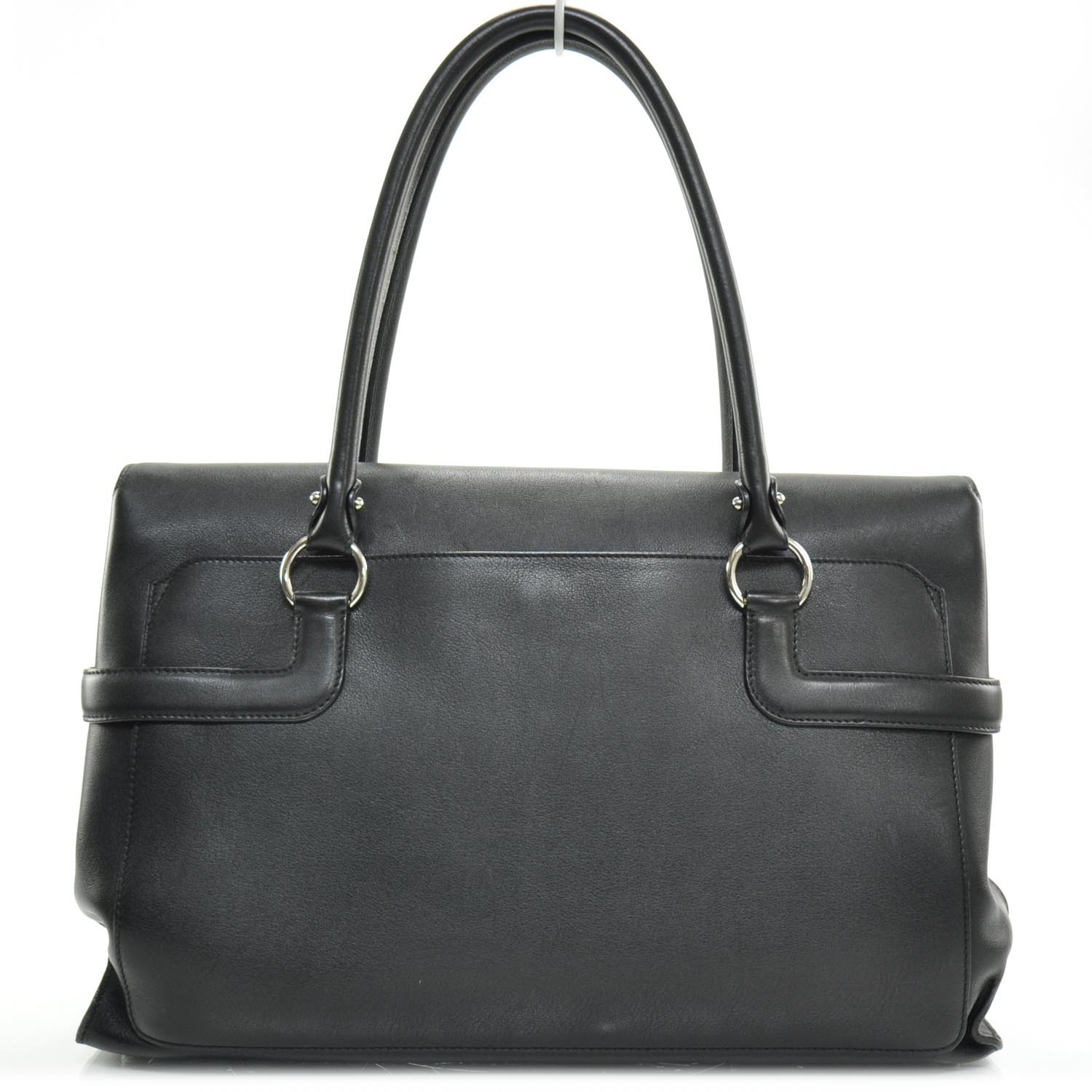 salvatore ferragamo leather satchel