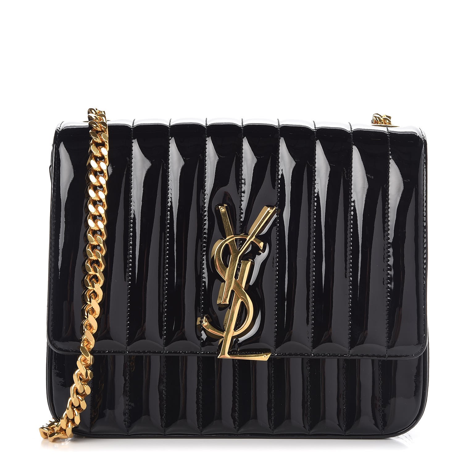 Ysl vicky patent discount bag