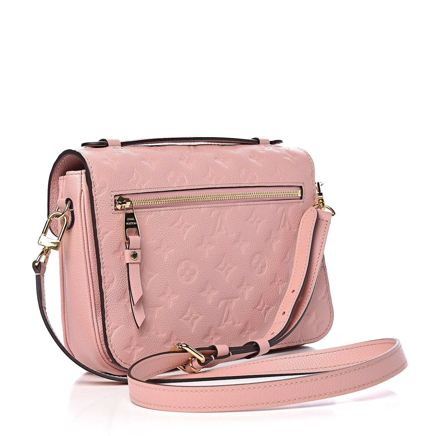 pochette metis rose poudre