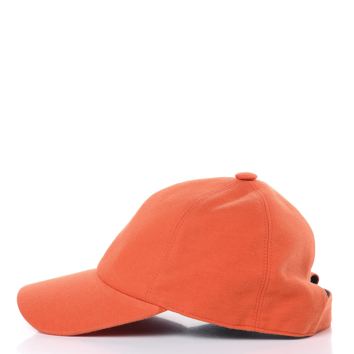 HERMES Cotton Cap 55 Orange 439831 | FASHIONPHILE