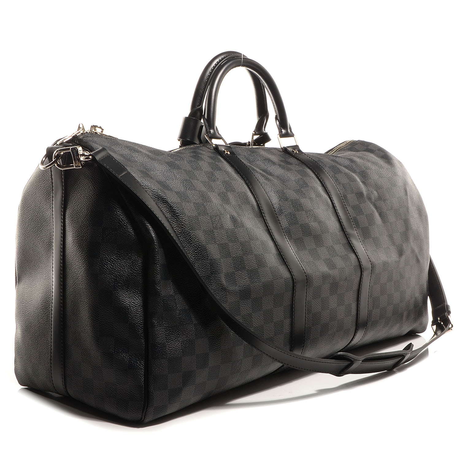 louis vuitton keepall bandouliere 55 damier graphite