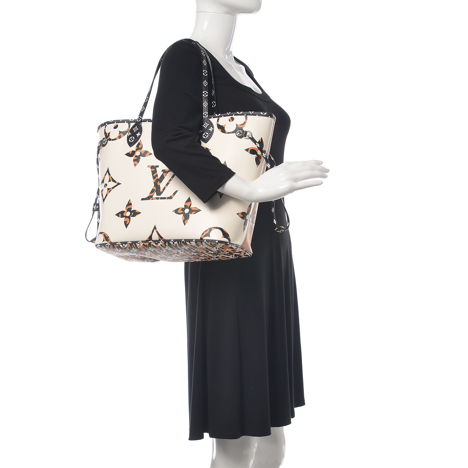 louis vuitton animal print neverfull