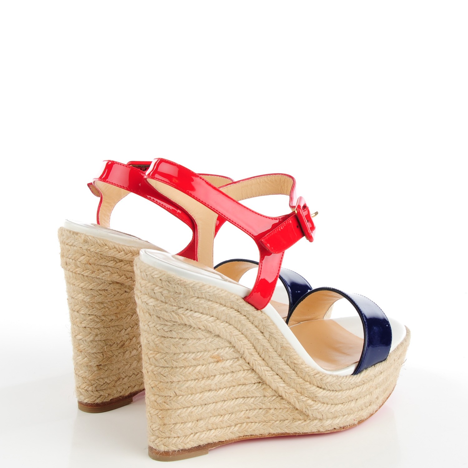 red and white wedges