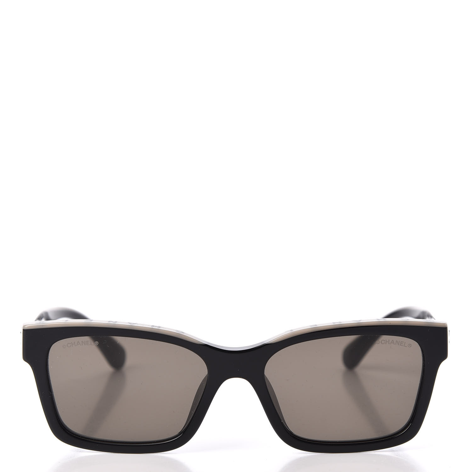 CHANEL Acetate Square Sunglasses 5417-A Black 667500 | FASHIONPHILE