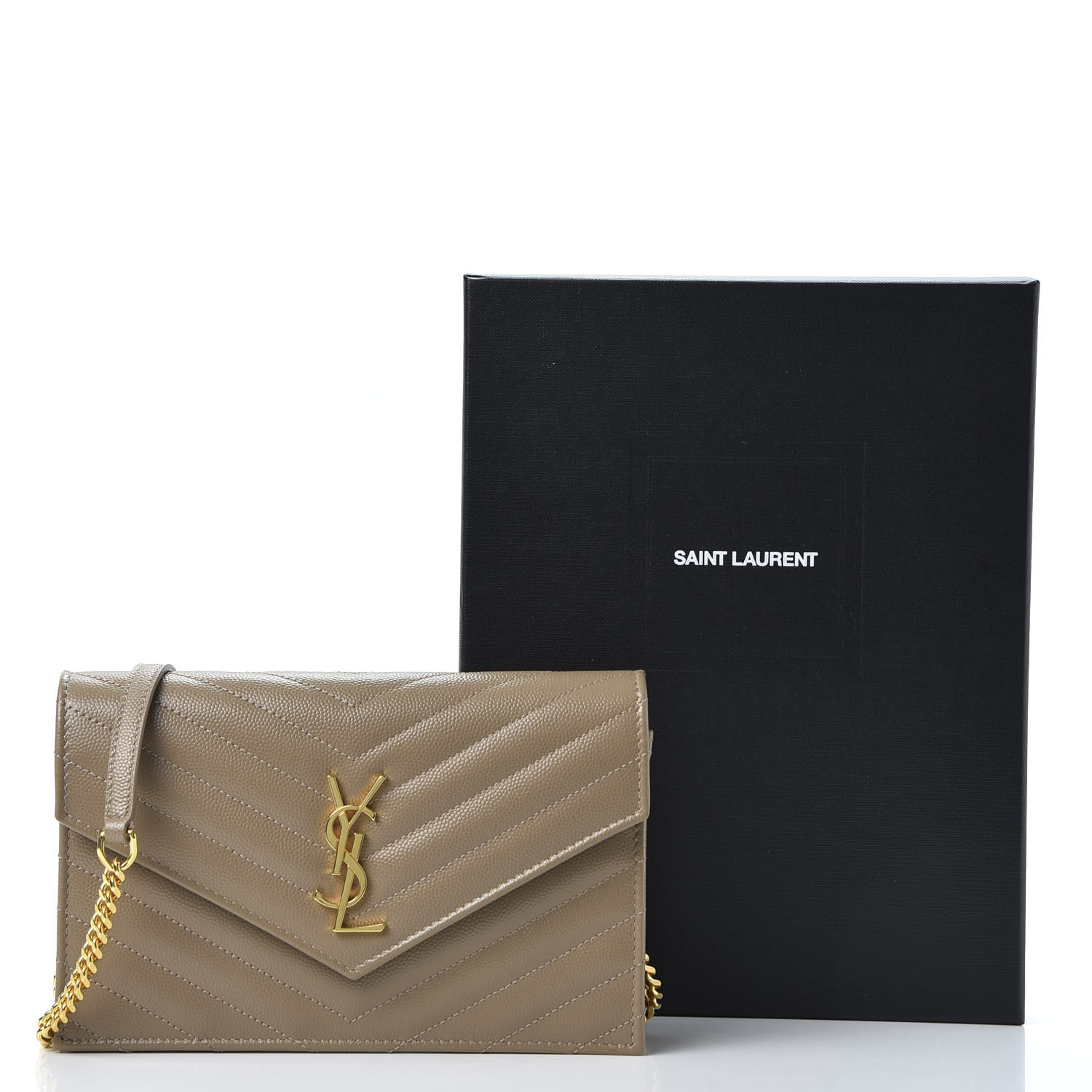 saint laurent small matelasse leather envelope wallet