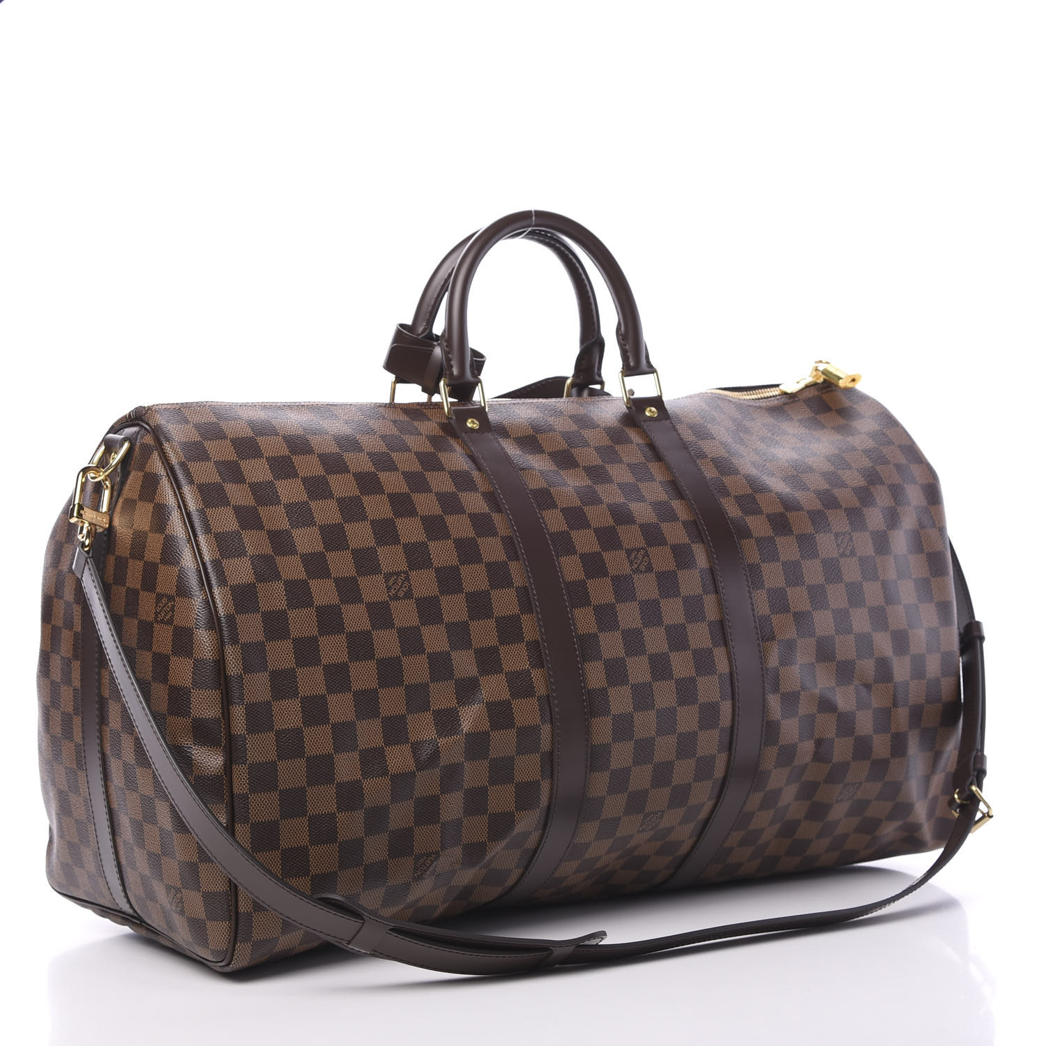 louis vuitton damier ebene keepall bandouliere 55