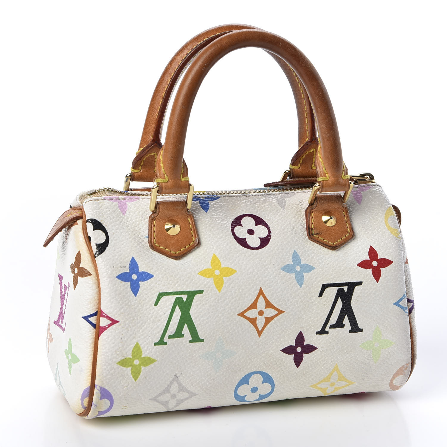 louis vuitton handbags white multicolor