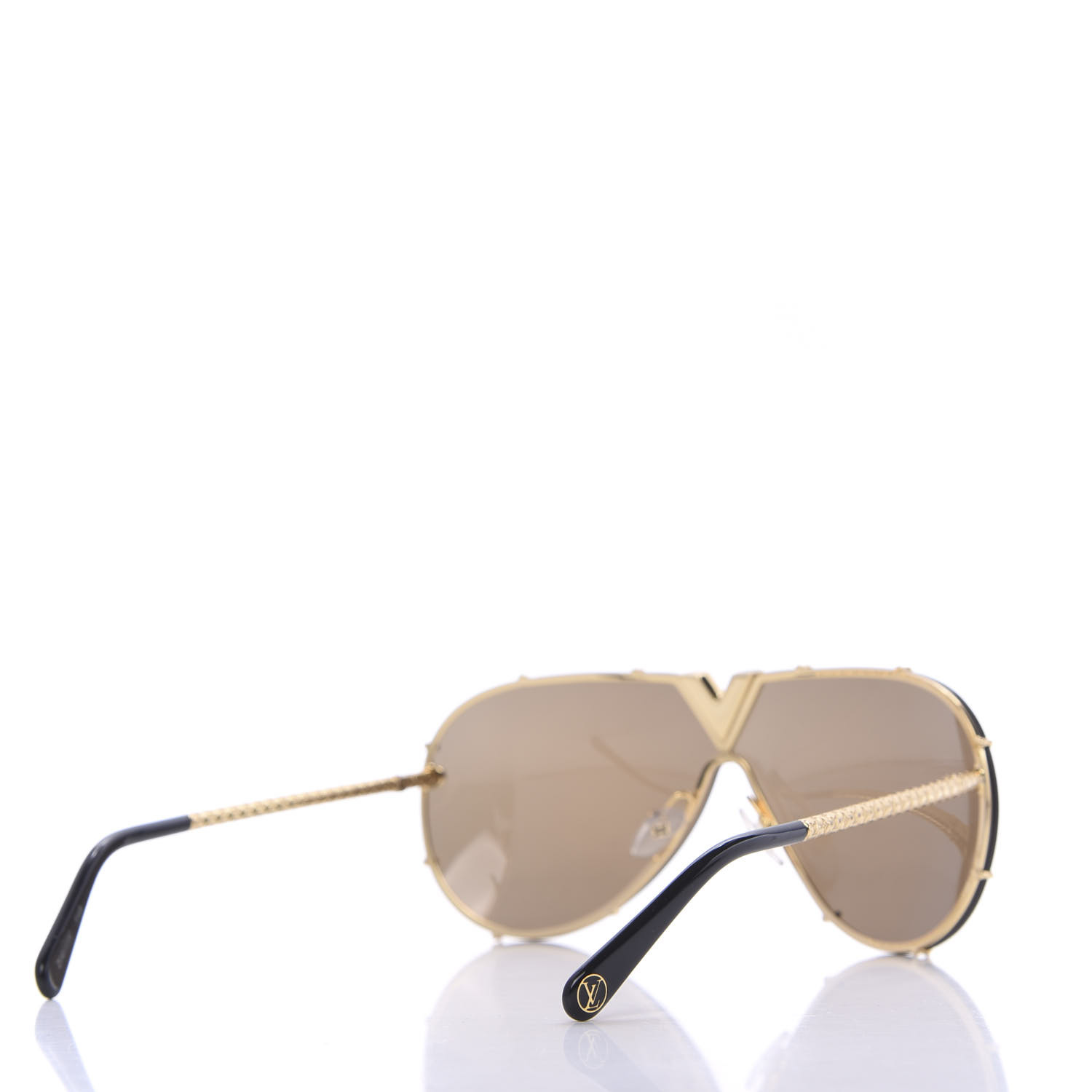 Louis Vuitton, Accessories, Louis Vuitton Lv Drive Sunglasses Mirrored  Lenses In Gold