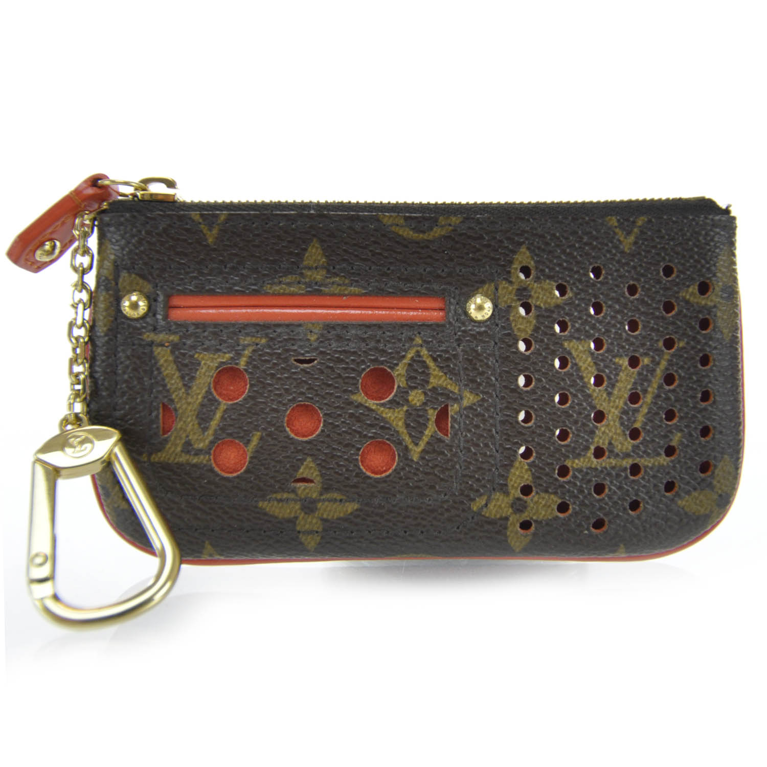 orange louis vuitton key pouch