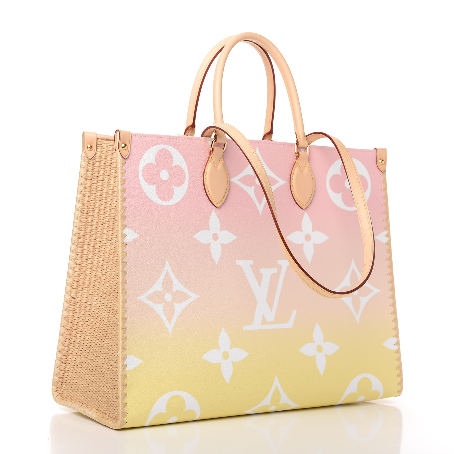 LOUIS VUITTON Monogram Giant By The Pool Hawaii Onthego GM Light Pink