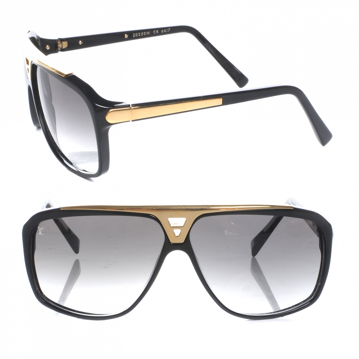 Louis Vuitton White Acetate Frame Evidence Millionaire Sunglasses Z0351W -  Yoogi's Closet