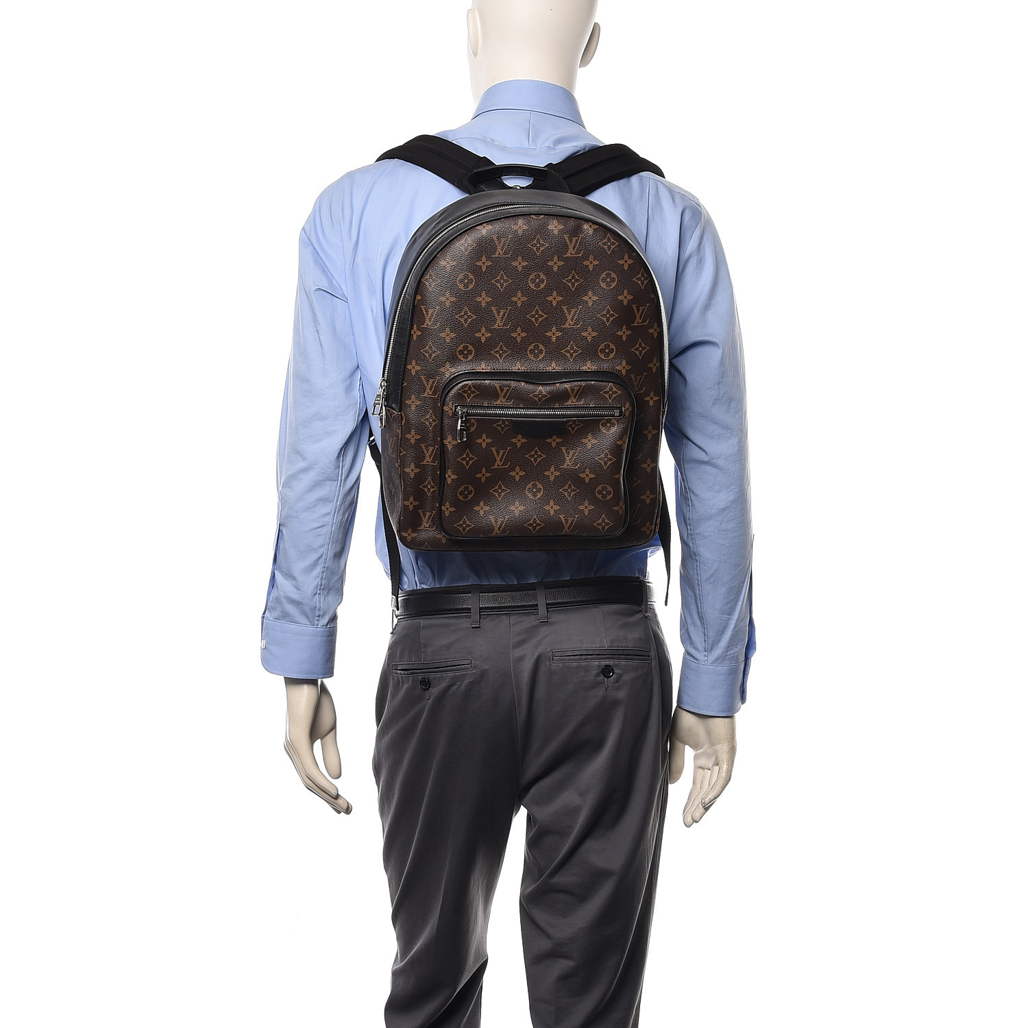 louis vuitton josh backpack monogram monogram macassar