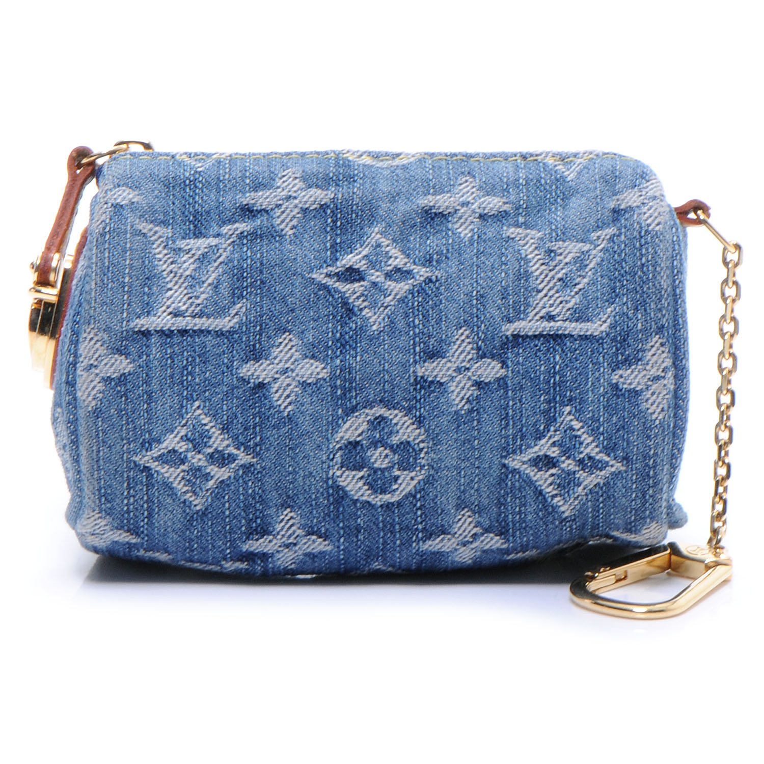 louis vuitton denim key pouch