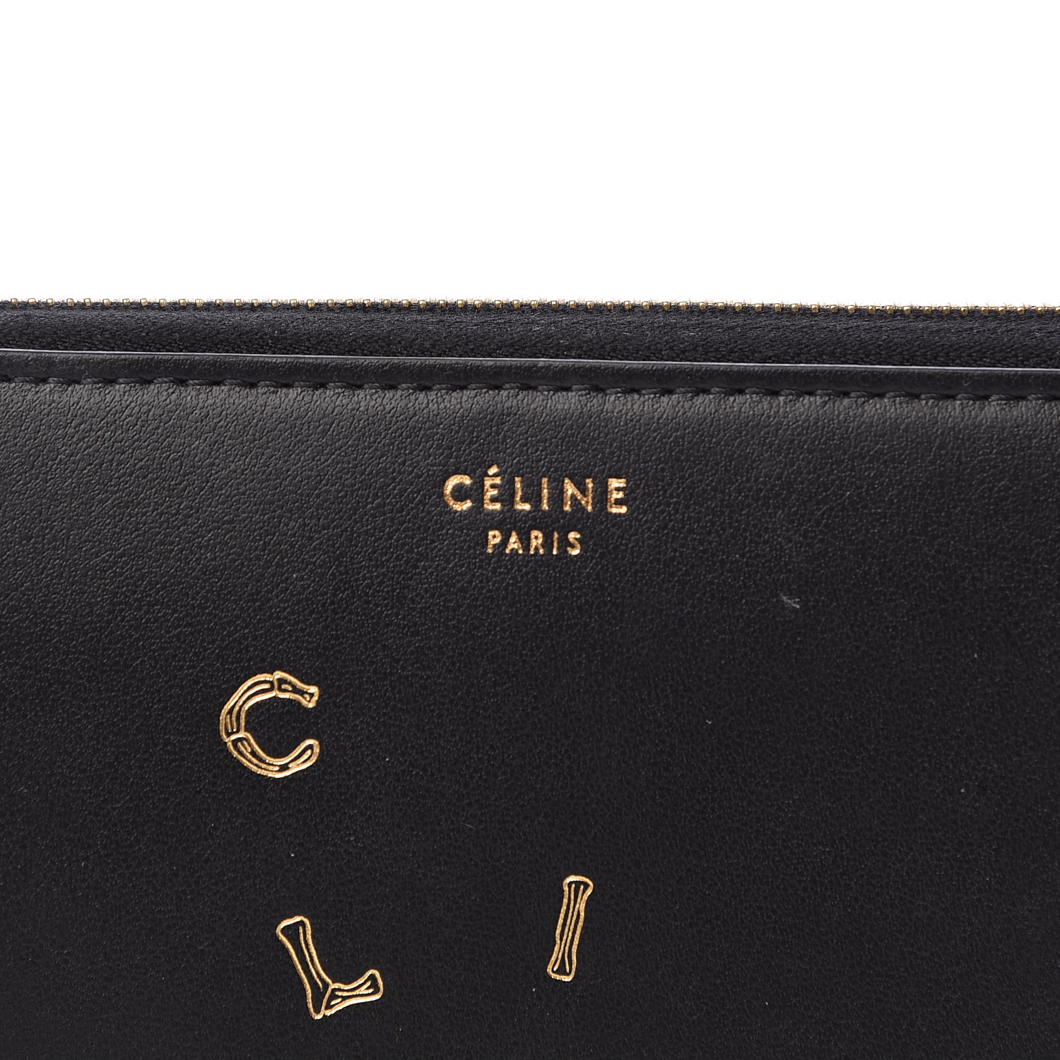 celine alphabet wallet