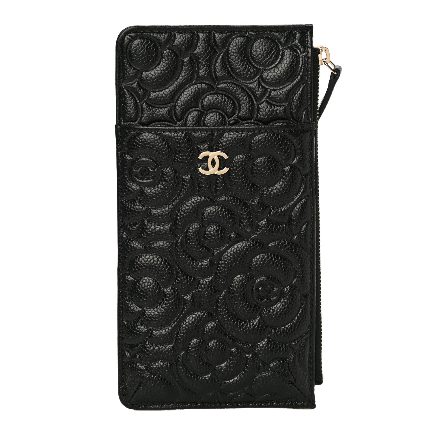 chanel classic flat wallet pouch