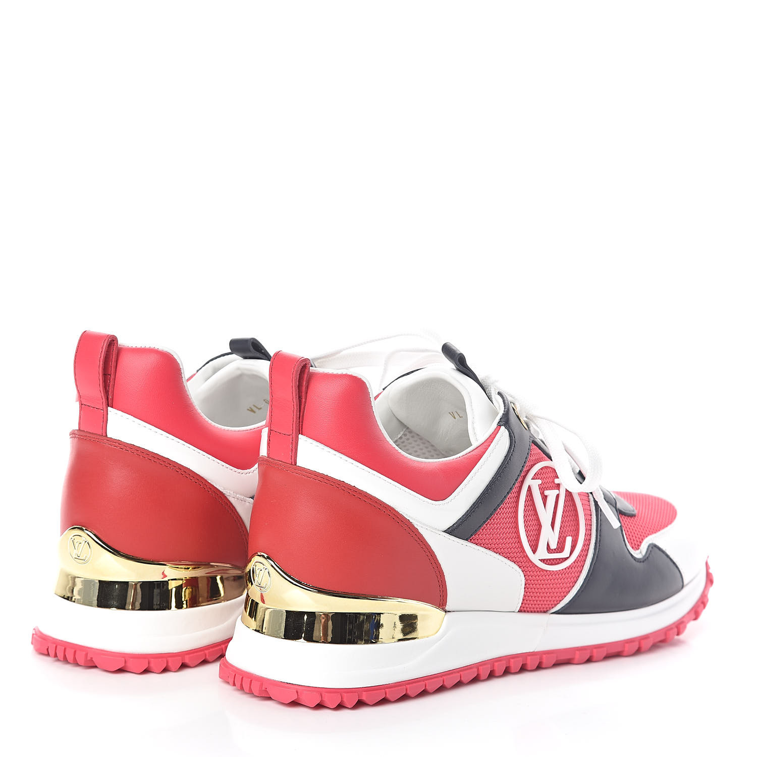 Louis Vuitton Run Away Calfskin Sneakers Pink