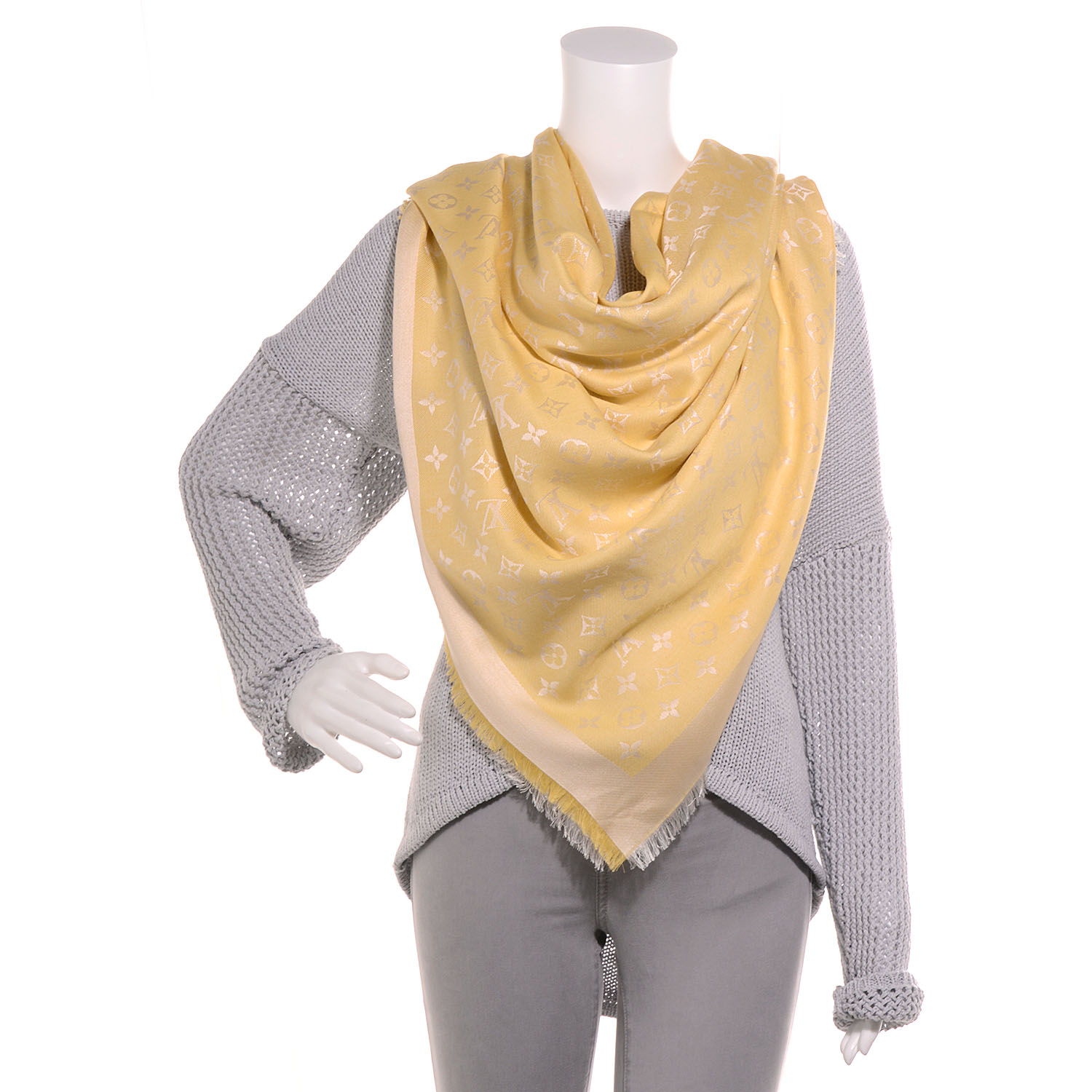 Louis Vuitton Monogram Denim Shawl - For Sale on 1stDibs  louis vuitton  denim scarf, lv monogram denim shawl, lv denim scarf