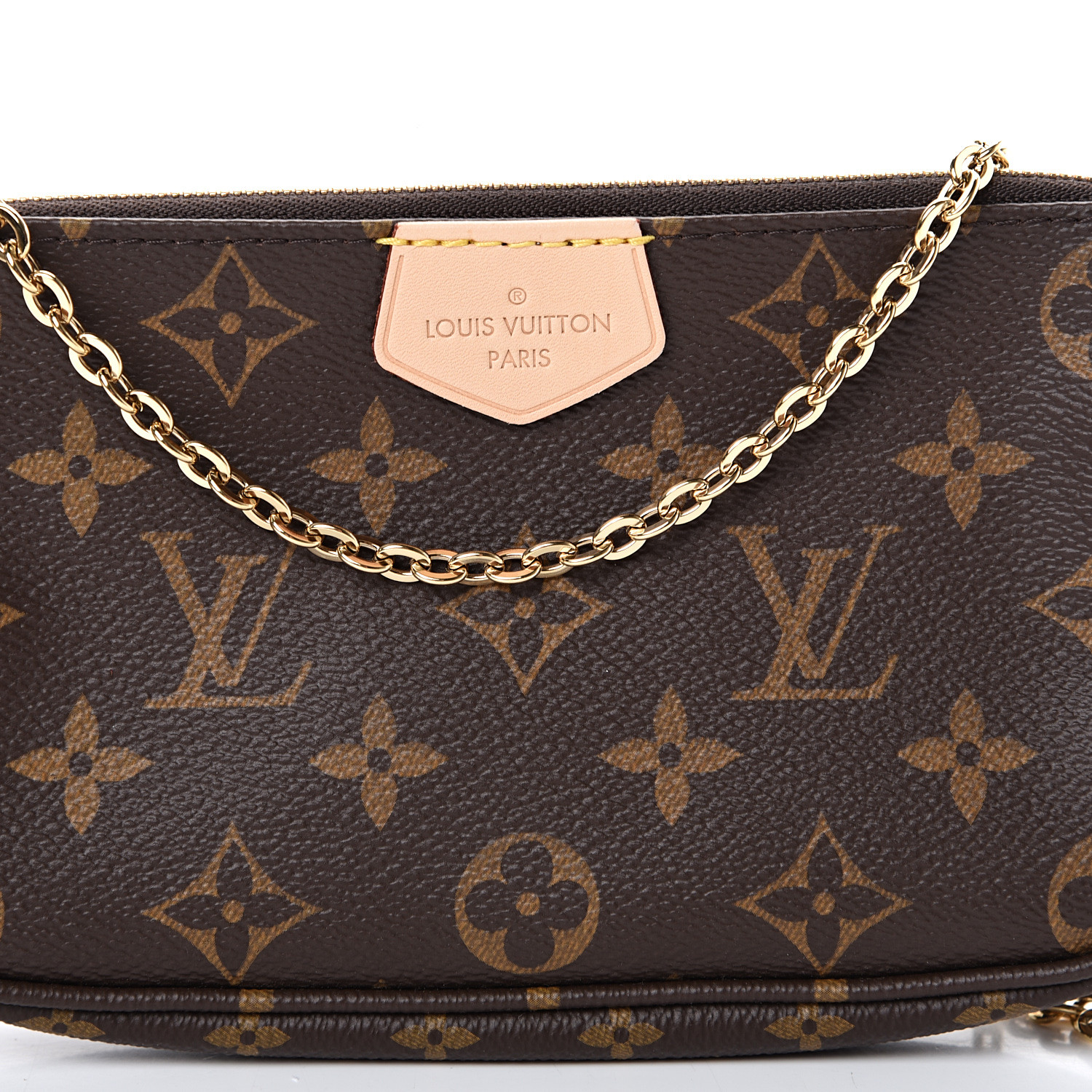 Maxi multi pochette accessoires leather handbag Louis Vuitton Brown in  Leather - 38312302