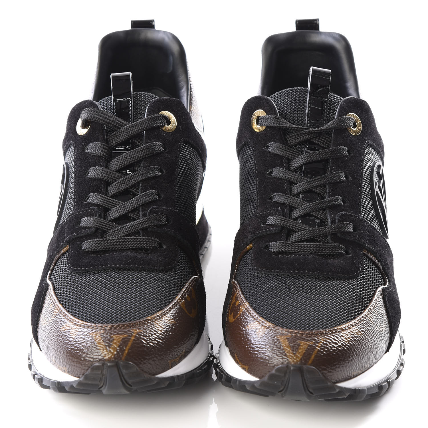 Louis Vuitton Black Run Away Sneakers | Natural Resource Department