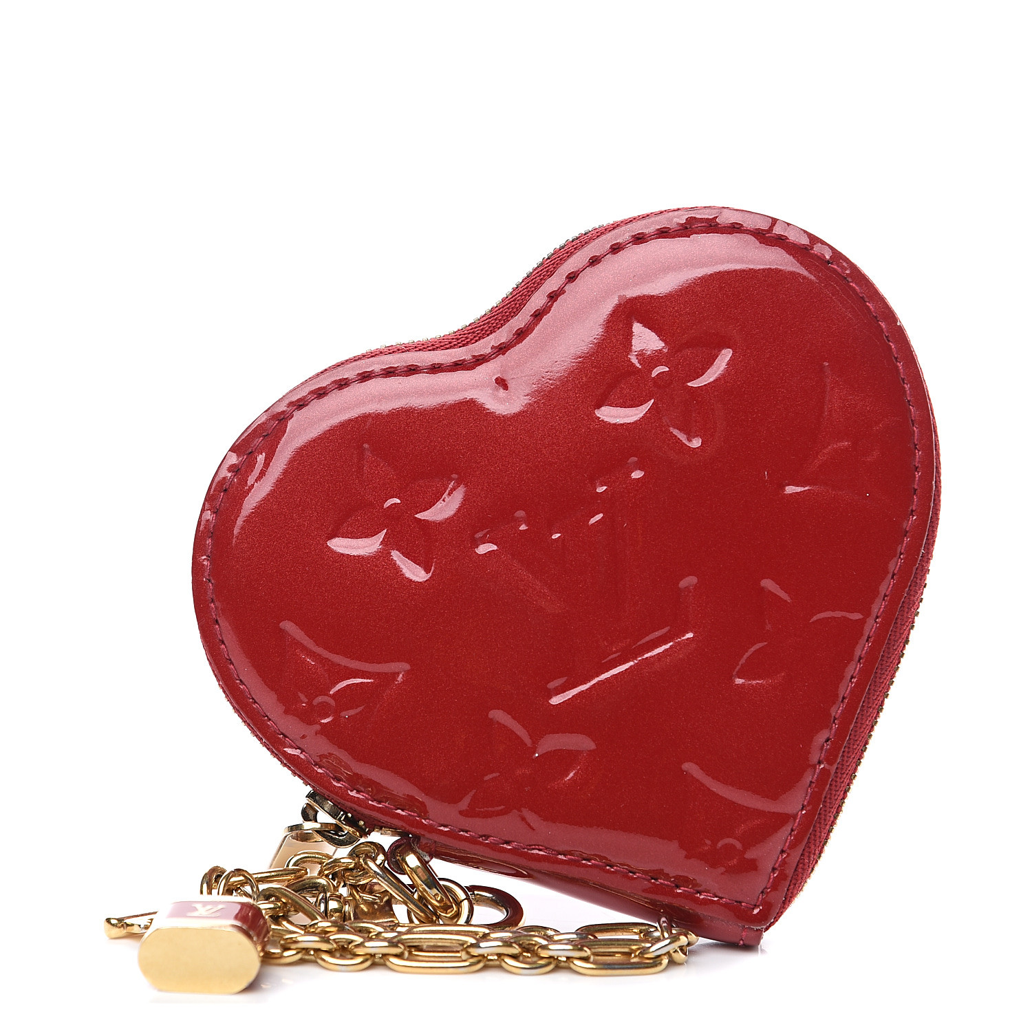 Louis Vuitton Vernis Coeur Heart Coin Purse Pomme D Amour Fashionphile